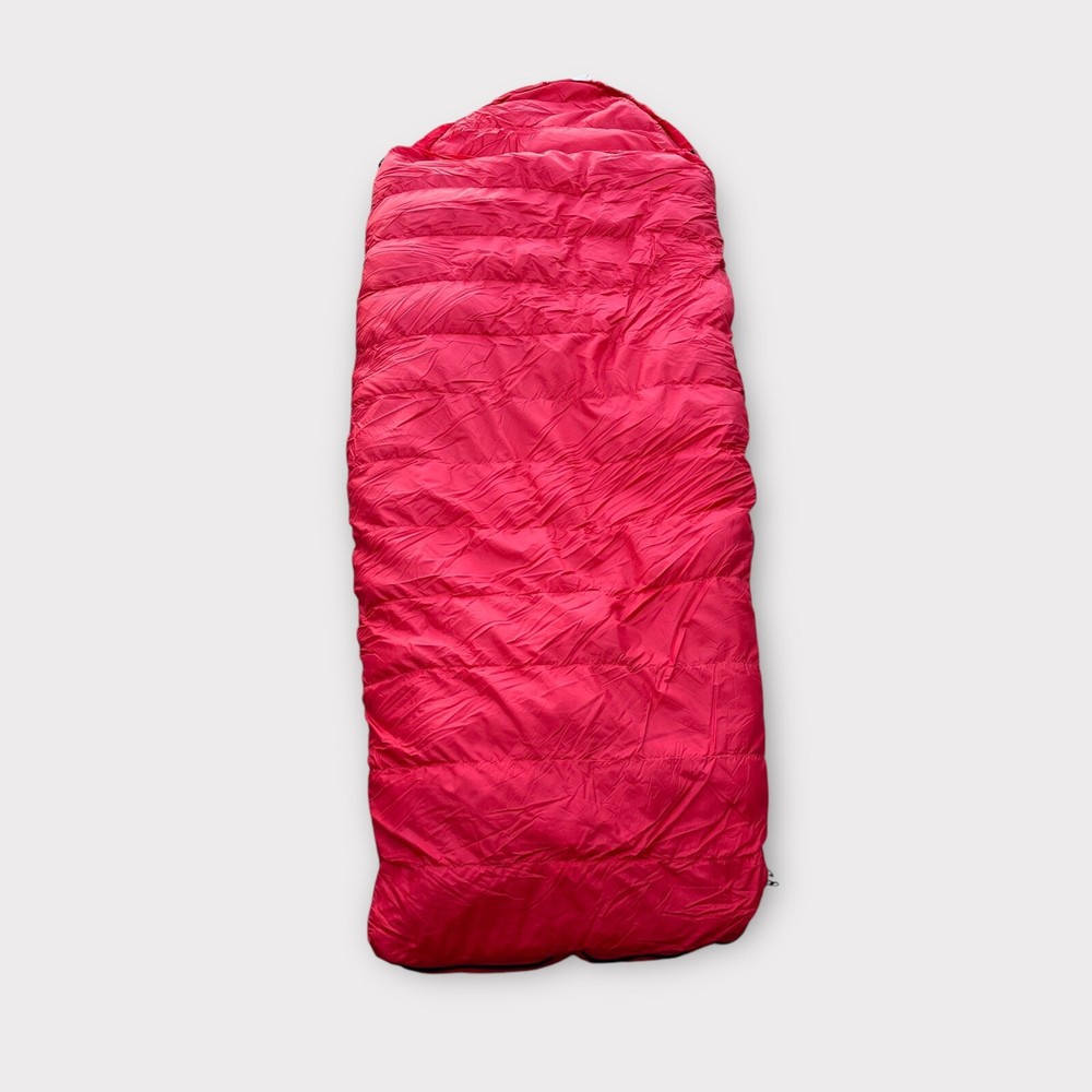 Camp 7 Vintage goose down sleeping bag Red Camping Hiking