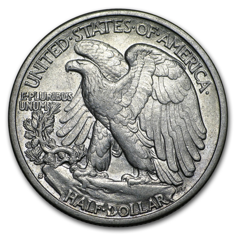 1935-S Walking Liberty Half Dollar XF