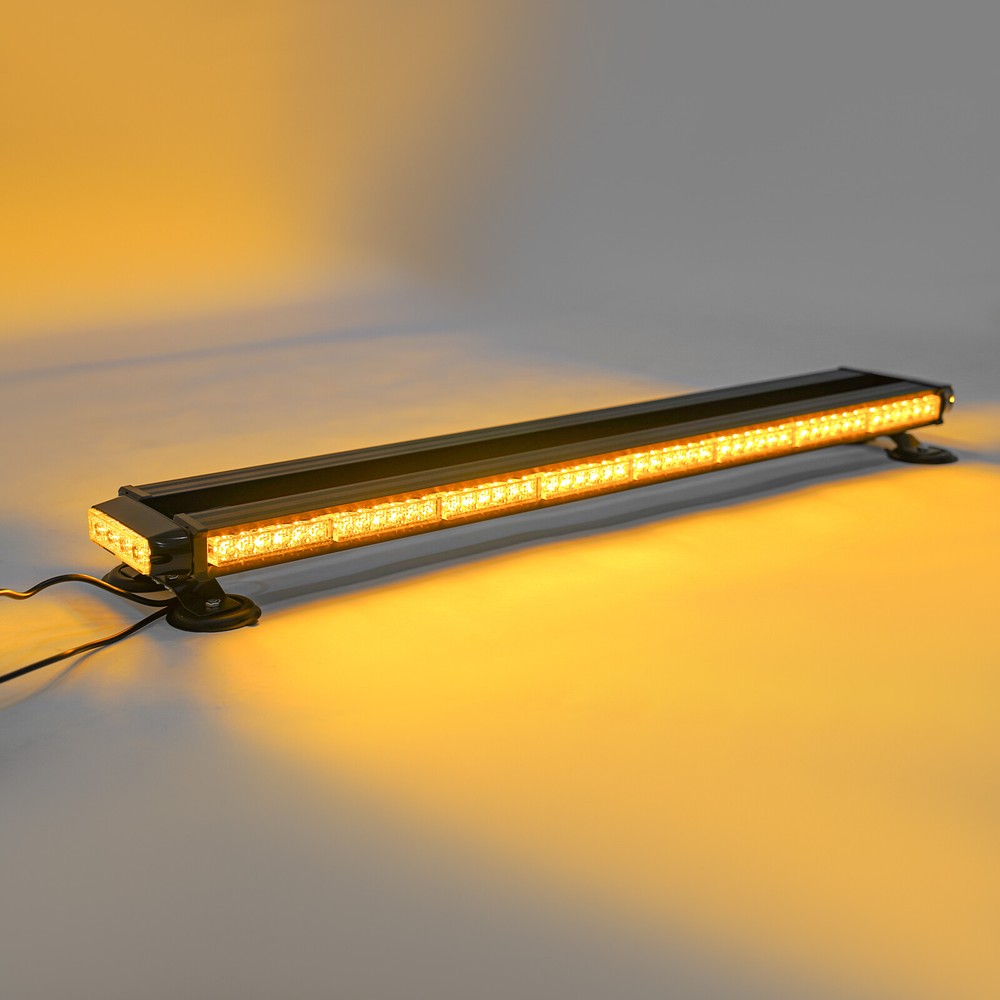 37" 104 LED Amber Strobe Light Bar, Emergency Strobe Flash Light Bar Warning