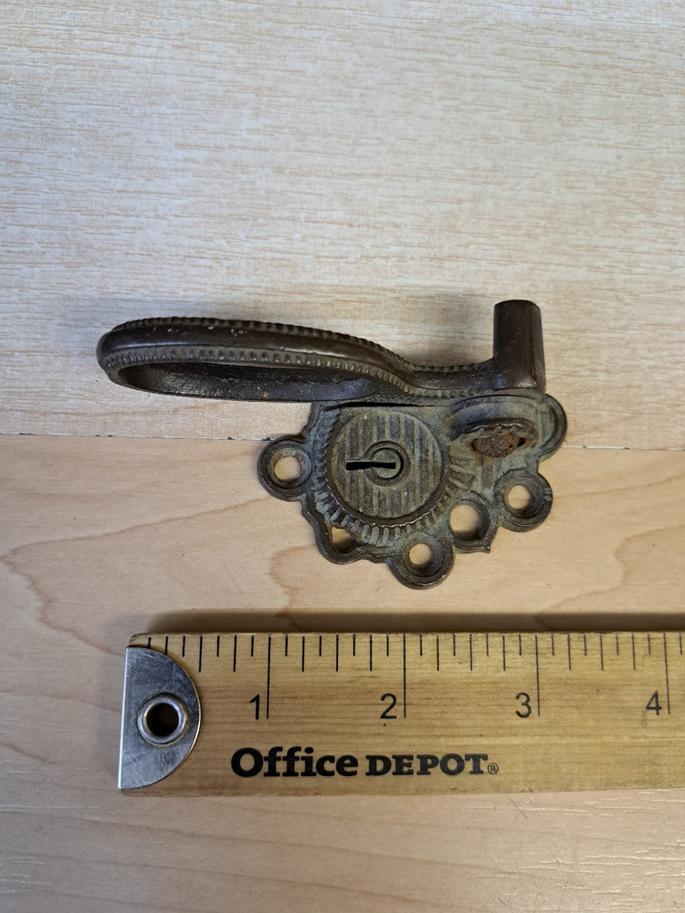 Victorian Style Lock Handle Keyhole