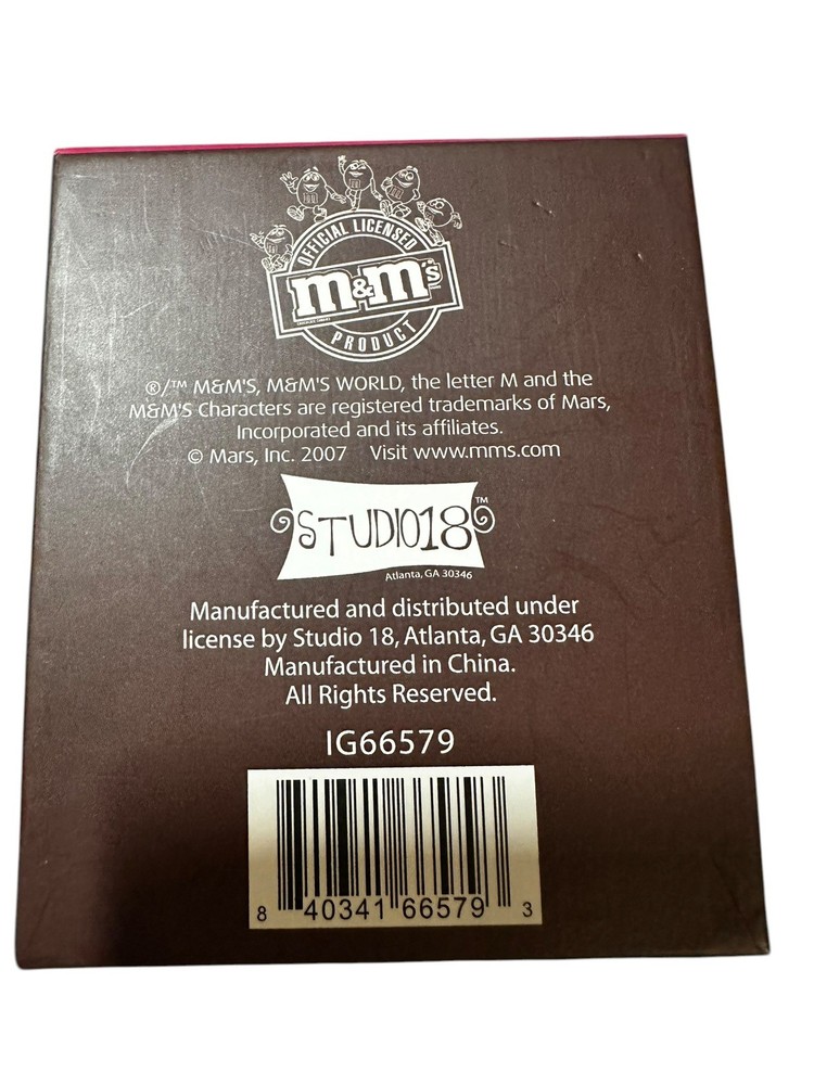 Vintage 2007?M&M's Studio 18 Note Pad Yellow