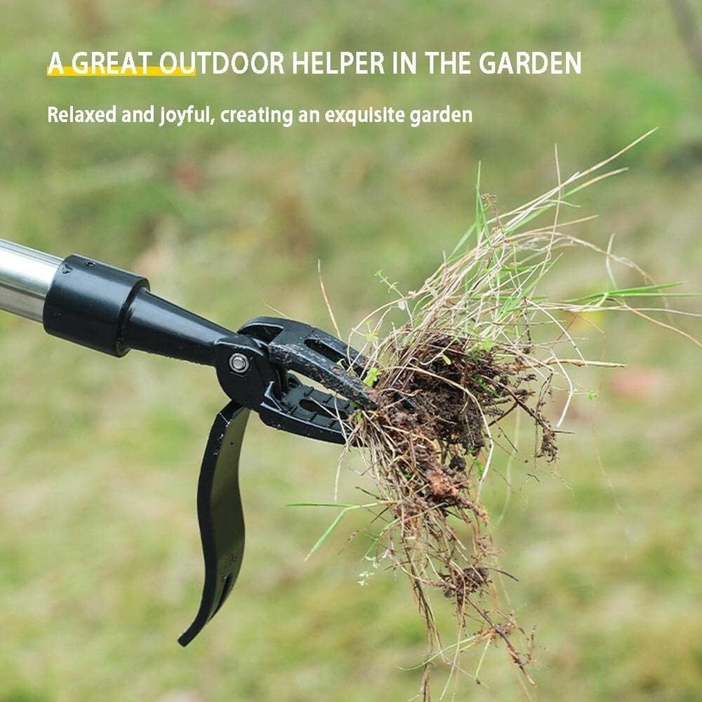 Weeder Puller Stand Up Weed Tool Handle Claw Garden Outdoor Root Remover Killer