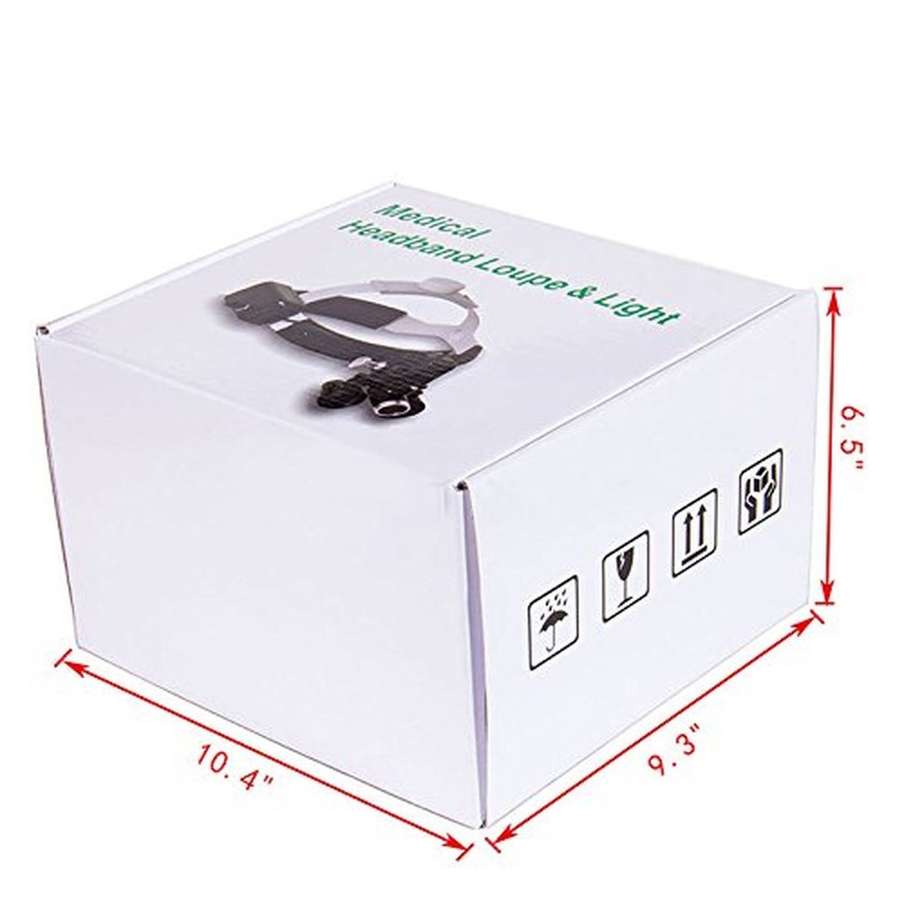 3.5X Leather Headband Loupe White