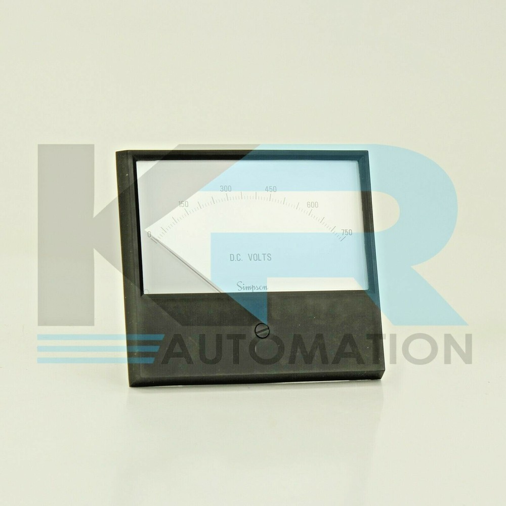 NEW Simpson Electric 17631 Panel Meter 0-750 DC Volts