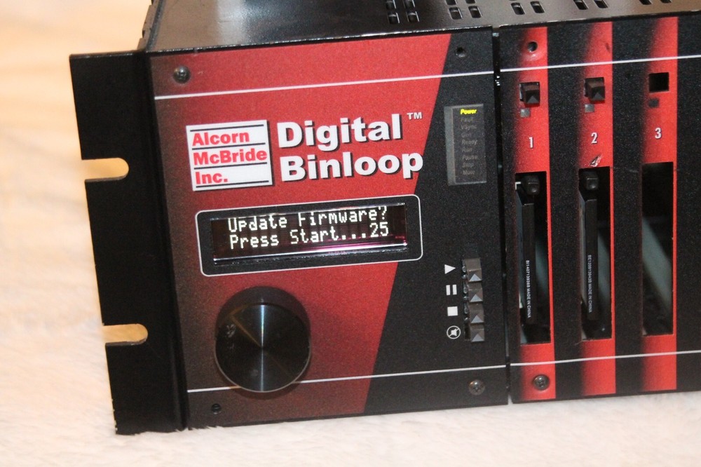 ALCORN MCBRIDE DIGITAL BINLOOP 32 TRACK AUDIO/VIDEO REPRODUCER FULLY TESTED