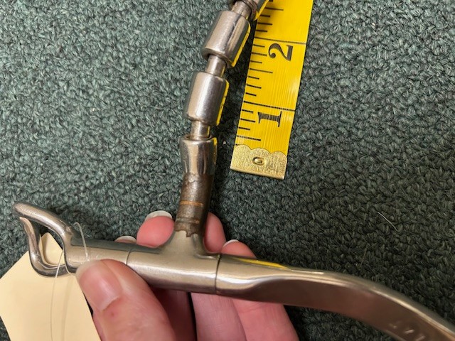 Myler Flat Shank 3 Barrels/Rollers Bit 5.5"