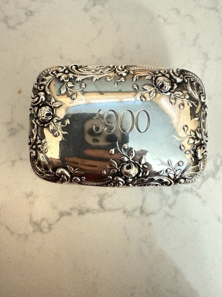 Gorham Sterling Travel Soap Box