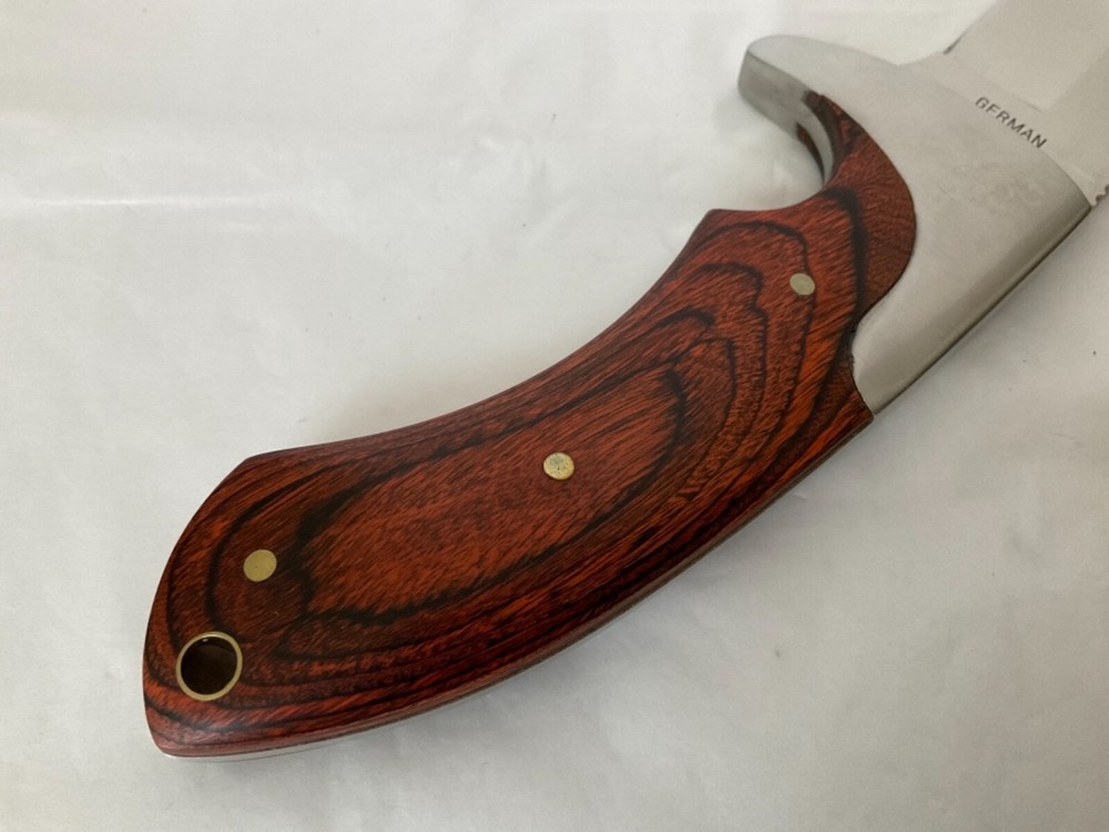 TW13 Timber Wolf Fixed Blade Knife with Brown Leather Sheath