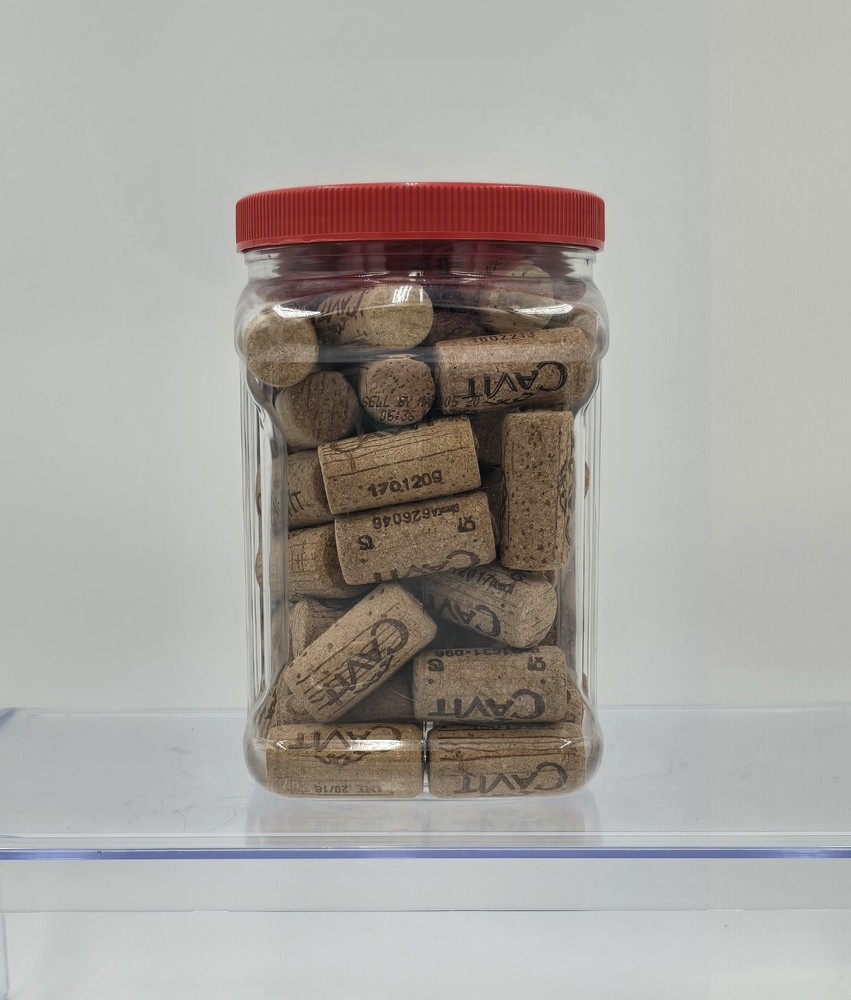 62 Piece Large Container of Assorted Wine Bottle Corks