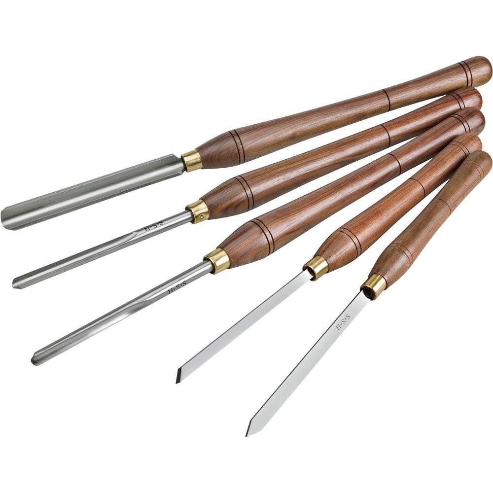 D3790 Deluxe Lathe Chisel Set, 5-Pc.