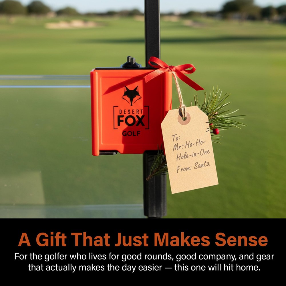 DESERT FOX GOLF - Phone Caddy - Red Medium to Large,