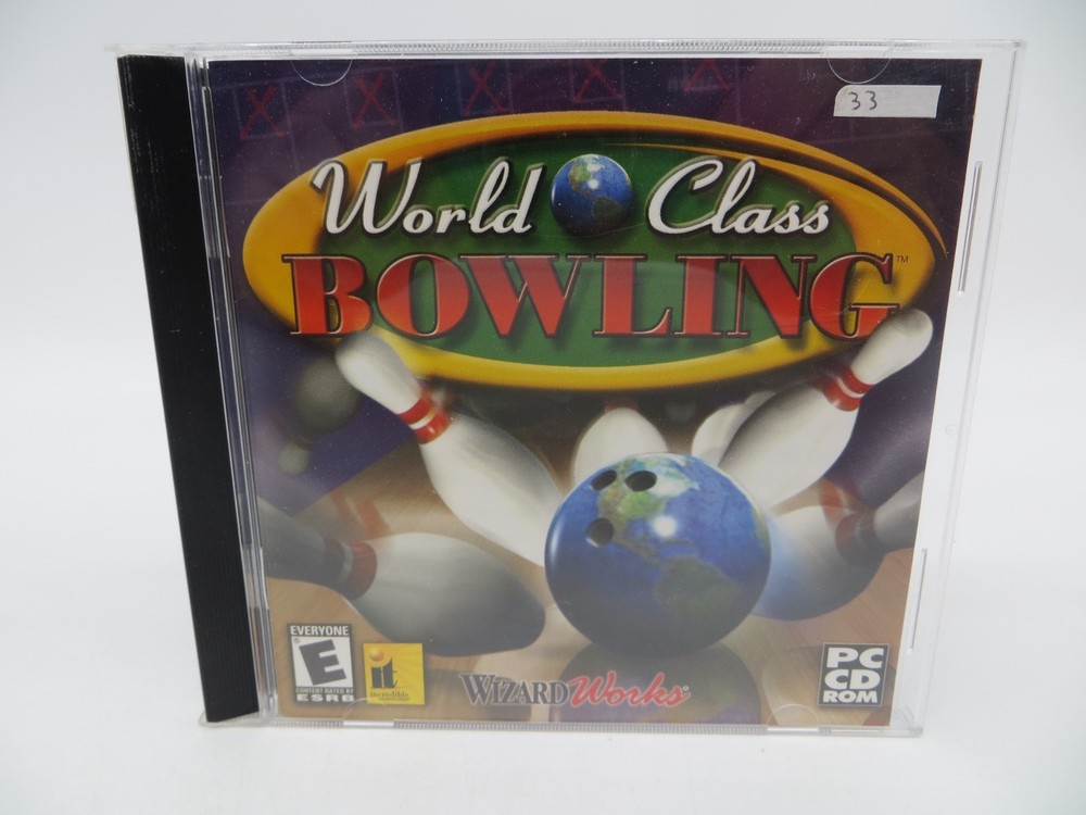World Class Bowling PC Computer Disk (CD-ROM, 2000) Wizard Works