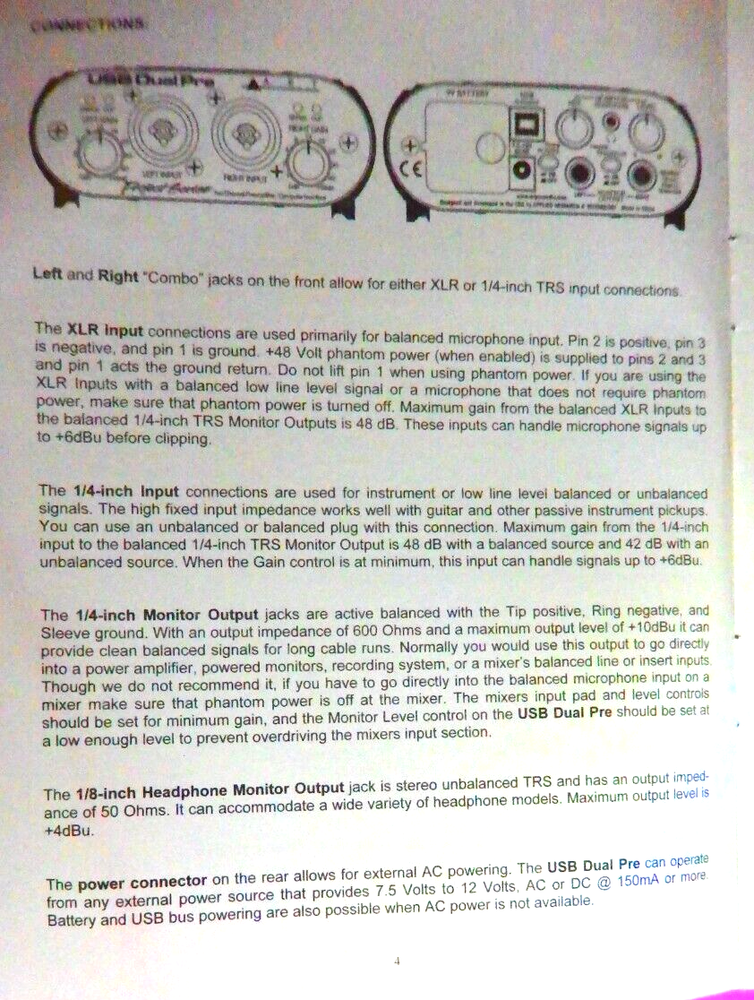 NEW Art USB Dual Pre-Amp, TWO-Channel Pre Amp Computer Interface Project Series