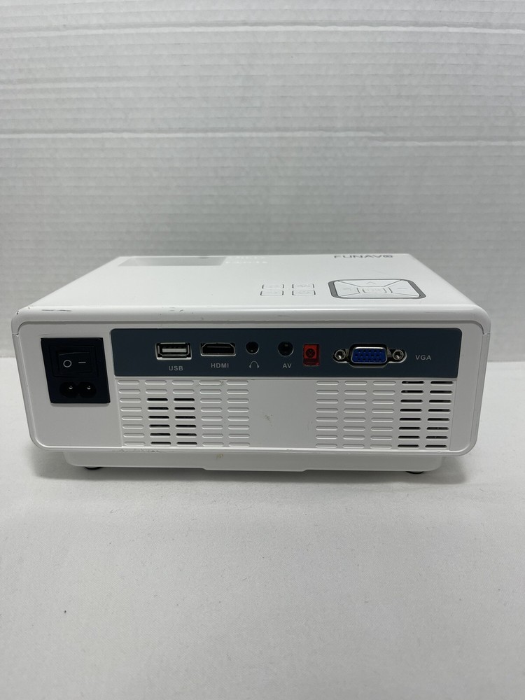 Funavo Mini Projector RD-815 2017 White 1080p 170” Screen