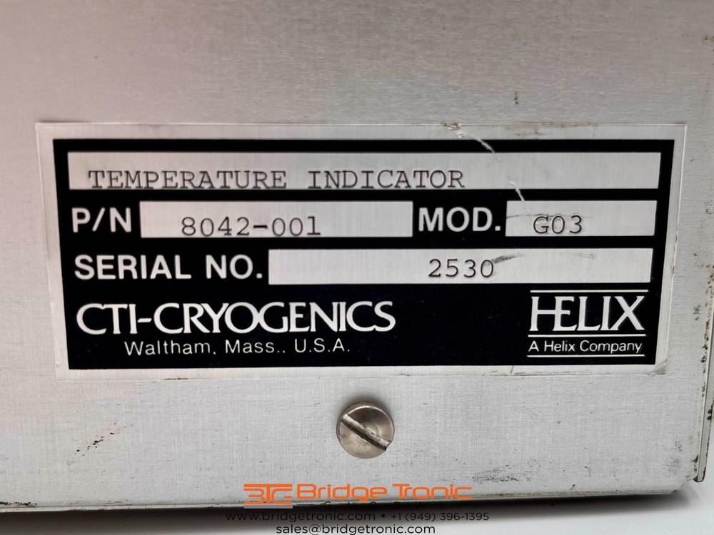 CTI 802 001 G 03 Temperature Indicator