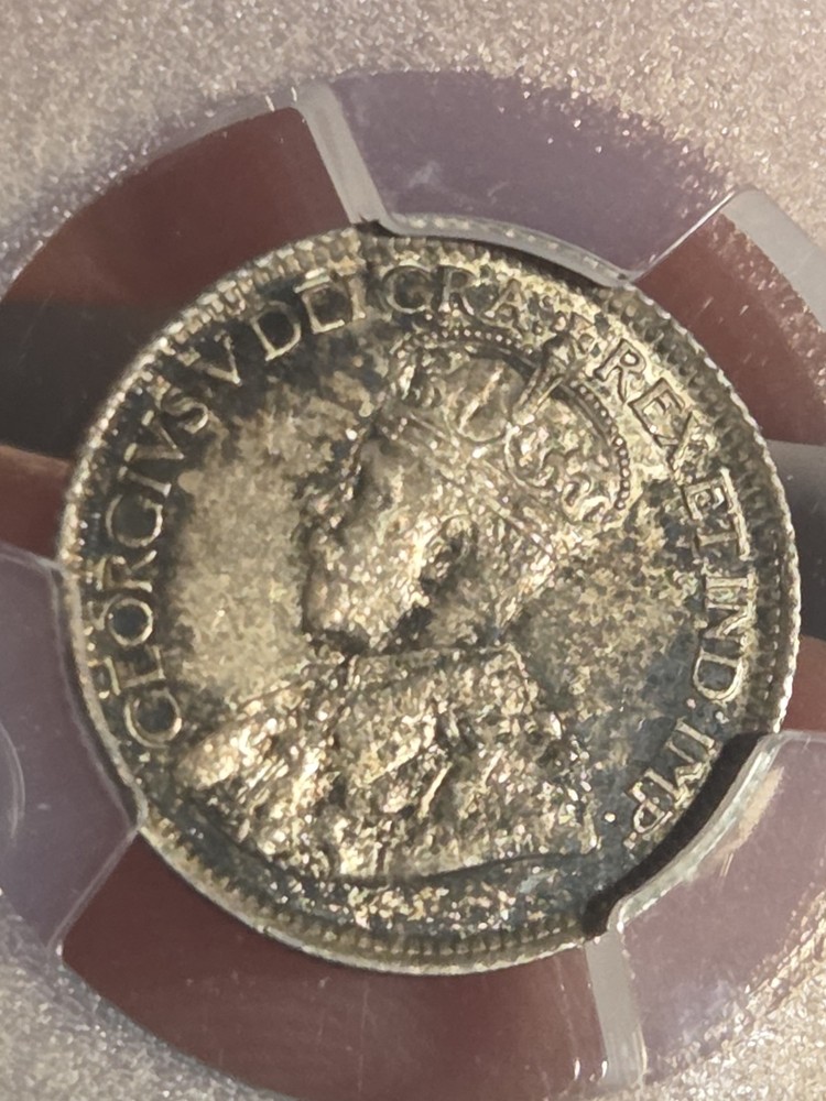 1916 Canada Dime 10c PCGS MS63 Toned