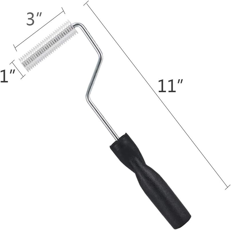 Fiberglass Roller Tools Kit, 4pcs Resin Laminating Bubble Set