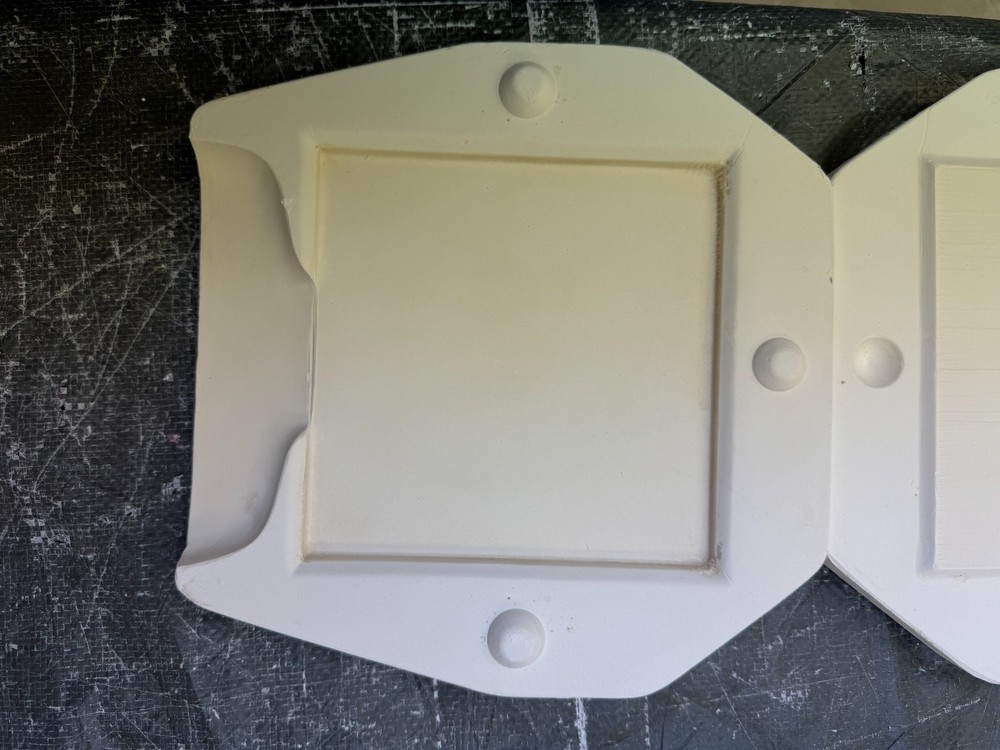 VINTAGE DUNCAN CERAMIC MOLD #DM-513 REVERSIBLE TILE