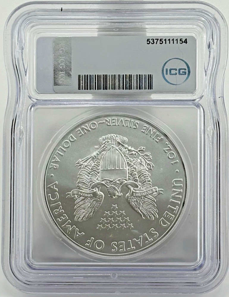 2012 Silver American Eagle MS69 + ICG