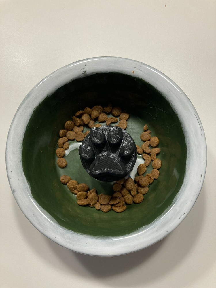 Cat Kitten Slow Feed Gobbler Bowl Insert