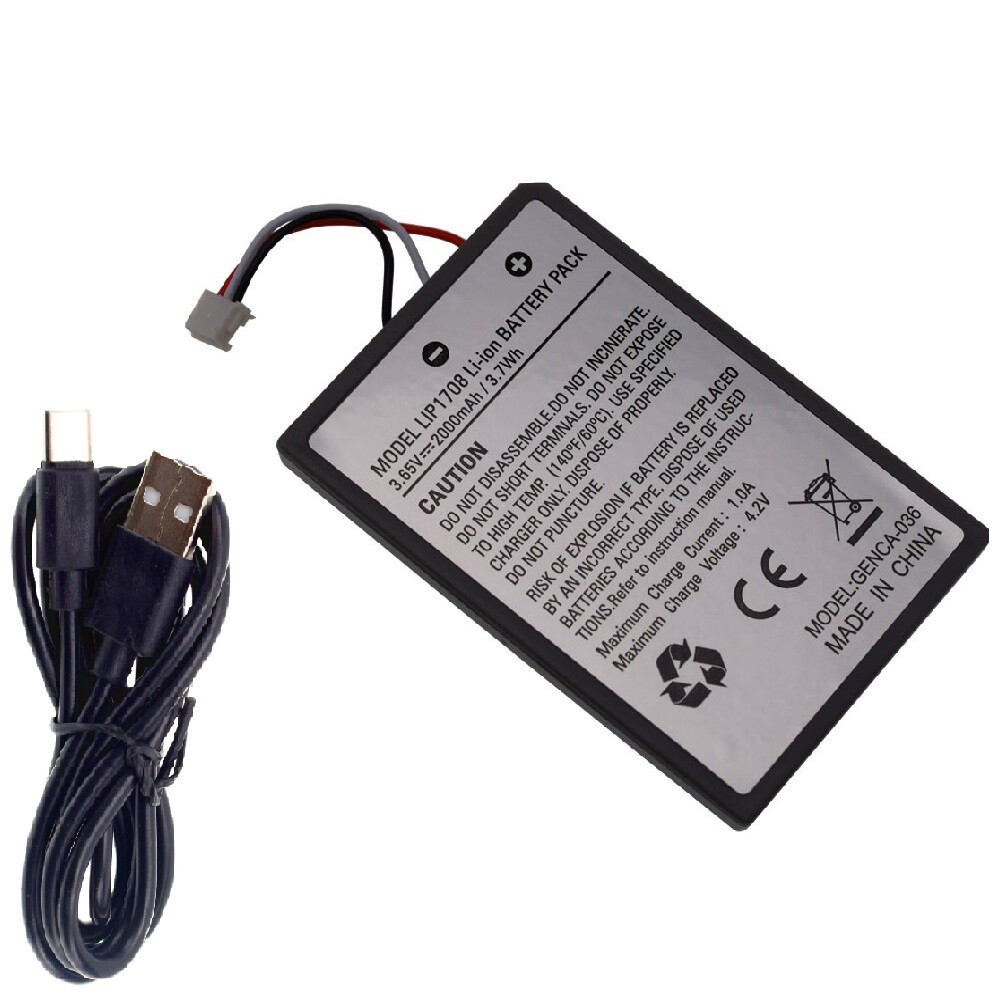 2.0Ah Replacement Battery PACK For Sony PS5 Playstation 5 Controller +USB Cable