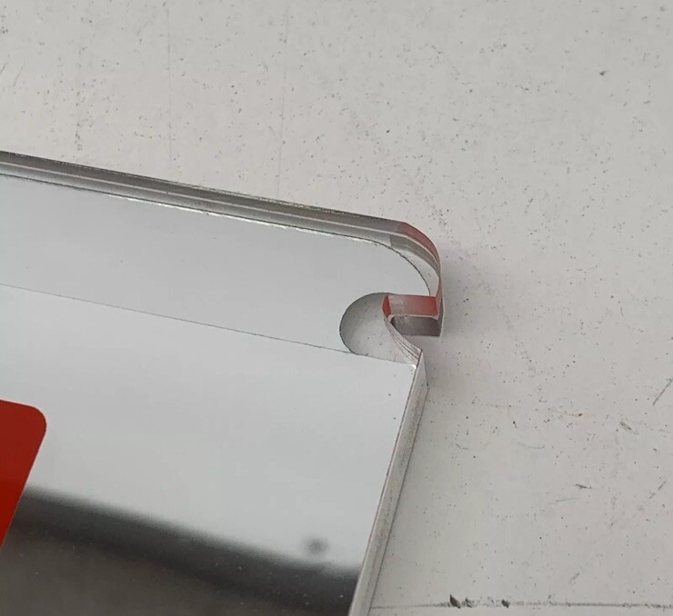 Emergi-Lite Exit Sign RED Edge Lit Mirror Replacement 6" Panel PNG6 NEW