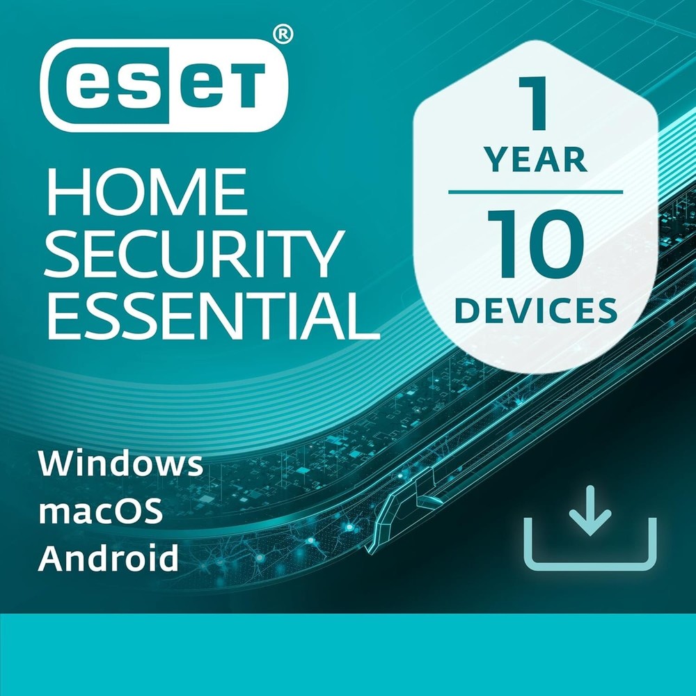 ESET Home Security Essential (Nod32) 2026 10 Device 1 Year Same Day Email