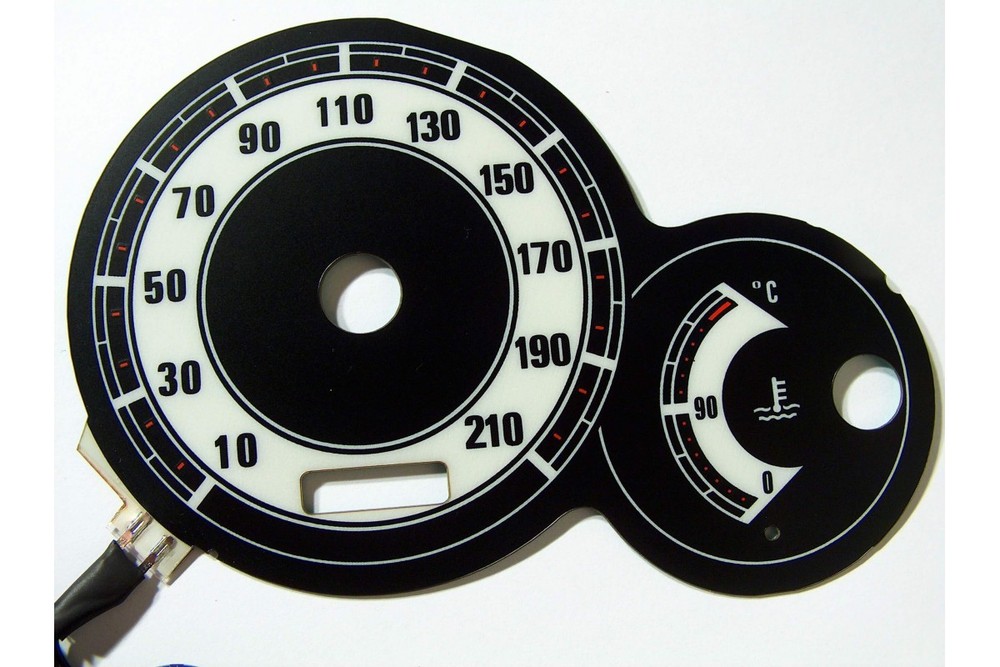 Peugeot 206 Design 2 Glow Gauge Plasma Dials Speedometer Shift Indicators