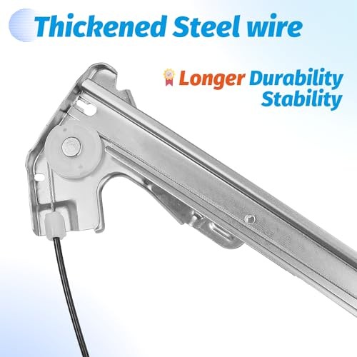 Front Left Driver Side Power Window Regulator with Motor Compatible with Ford