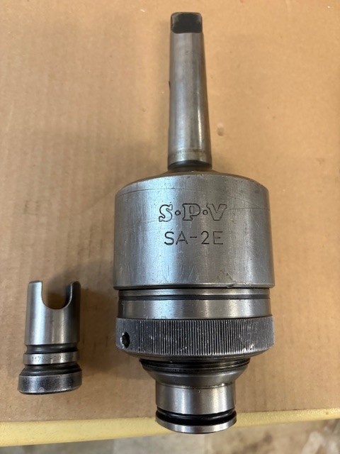 SPV Sweden SA-2E Automatic Tapping Head – With Collet Adapter – Morse Taper #4