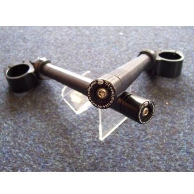 R&G Bar End Sliders Black (Plain Bars) Honda Interceptor 2002 - 2007