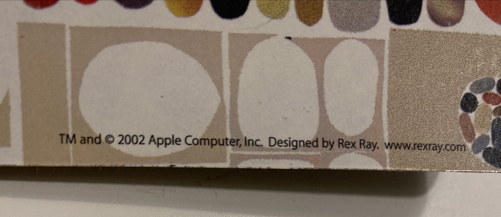 Apple Computer Fridge Poetry Magnet Sheet Designed By Rex Ray