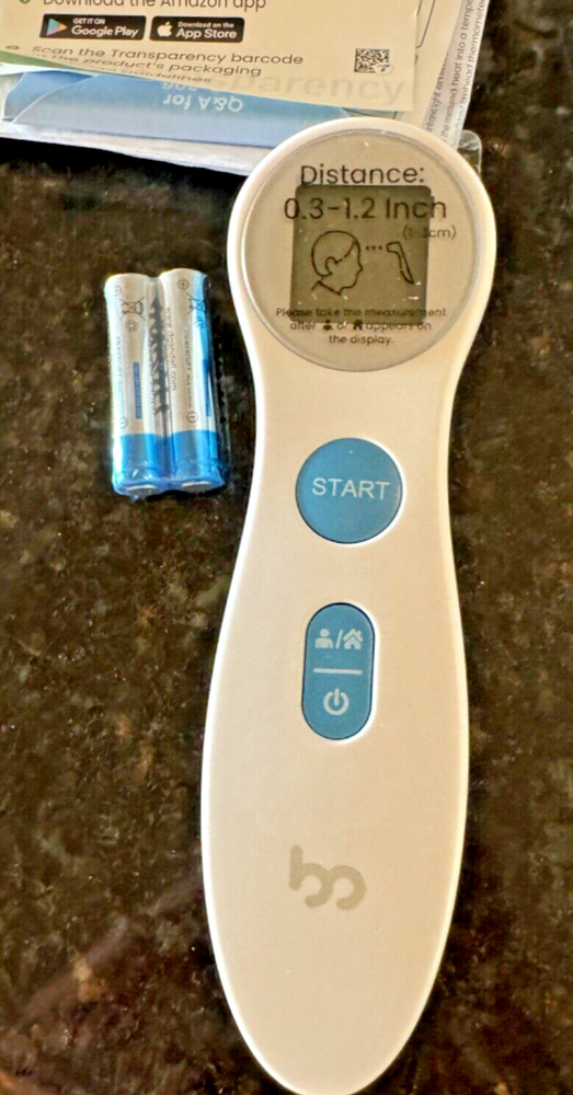 Forehead Thermometer INSTANT READ W/ FEVER INDICATOR Digital Infrared
