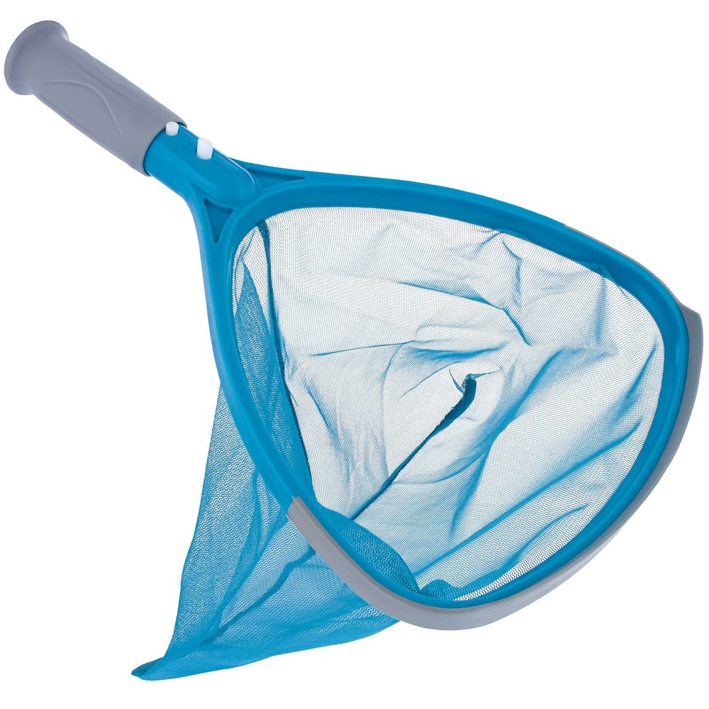 Professional Spa & Pool Leaf Skimmer Net - 9" Deep Ultra Fine Mesh, Grip Handle,
