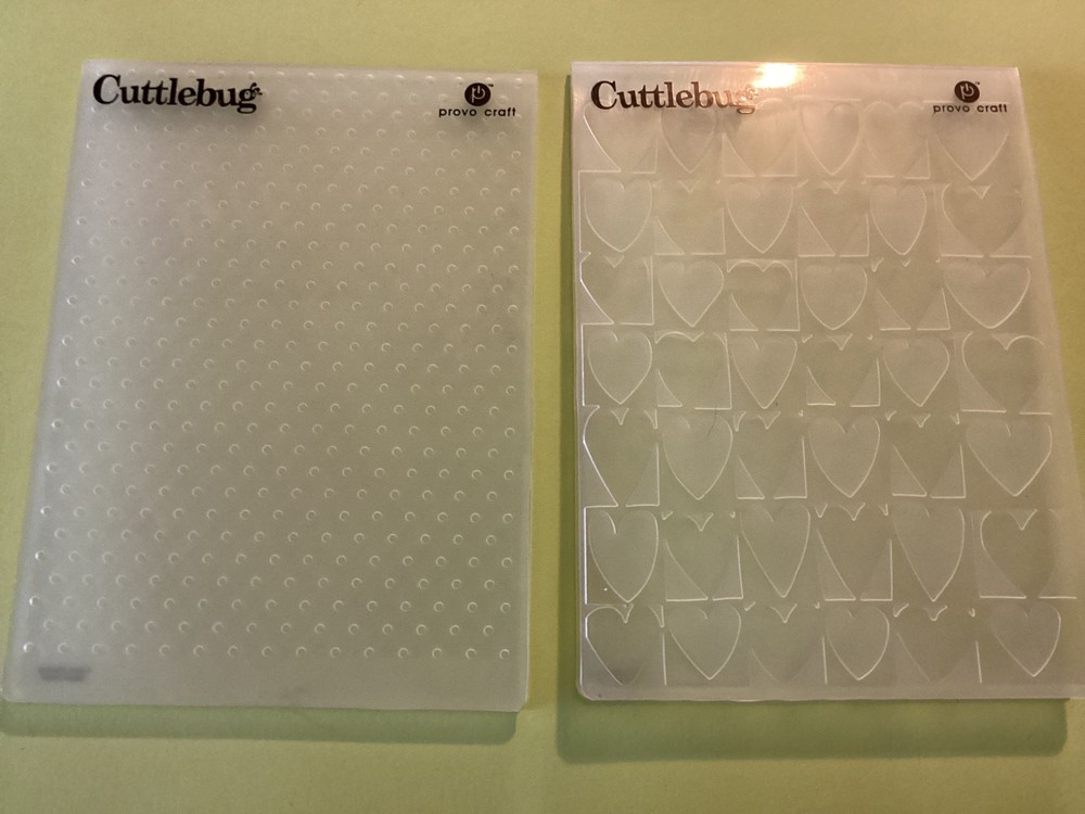 Cuttlebug Lot Embossing Folders 5 Folders