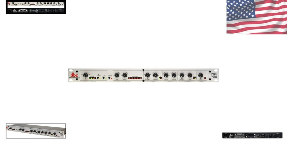 Versatile 286s Channel Strip Processor with Enhancer, Compression & XLR Input