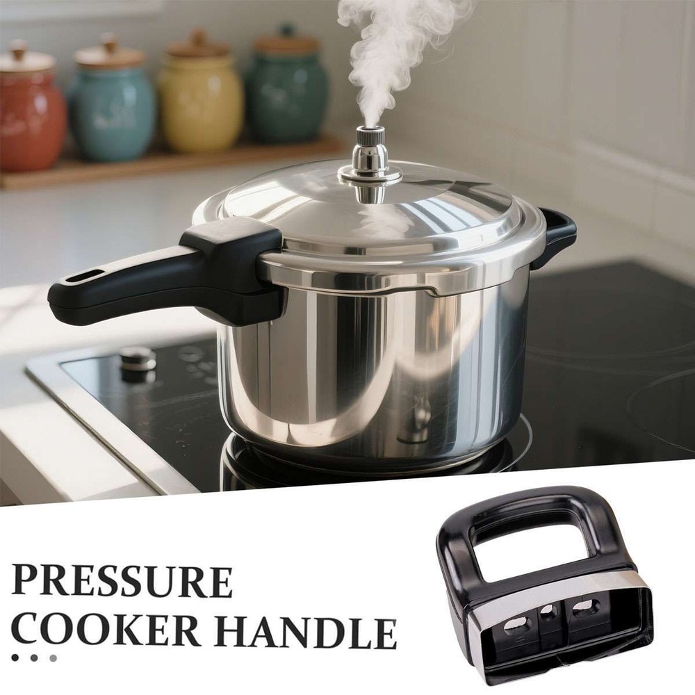 2 Pot Side Handle Replacement Cookware Pot Saucepan Hand Kitchen Grip Black