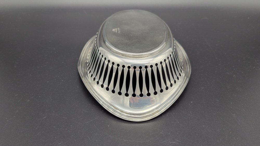 Vintage MAUSER STERLING SILVER PIERCED BOWL