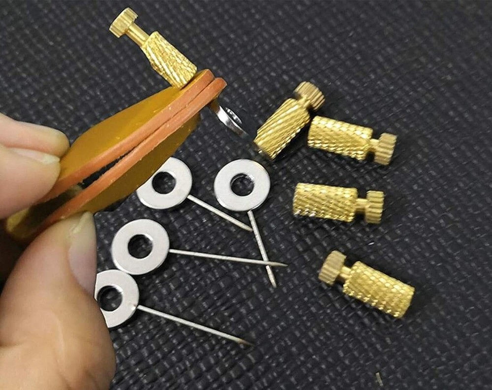 5 Sets DIY Leather Craft Hand Sewing Position Located Needle Positioning Tool