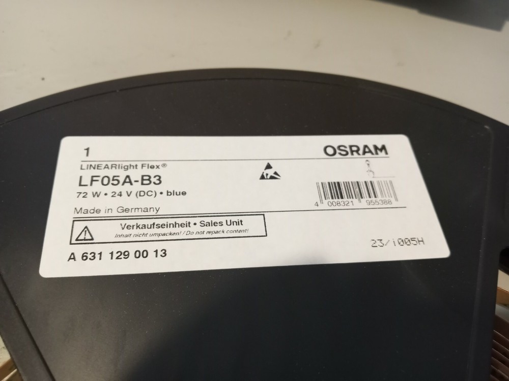 Osram LINEARlight Flex Blue, 24VDC, 72W, LF05A-B3