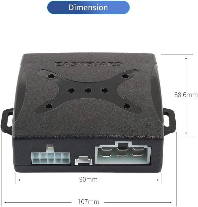 Smart Push Start Keyless Entry Alarm System with Remote - DC12V Vehicle Security