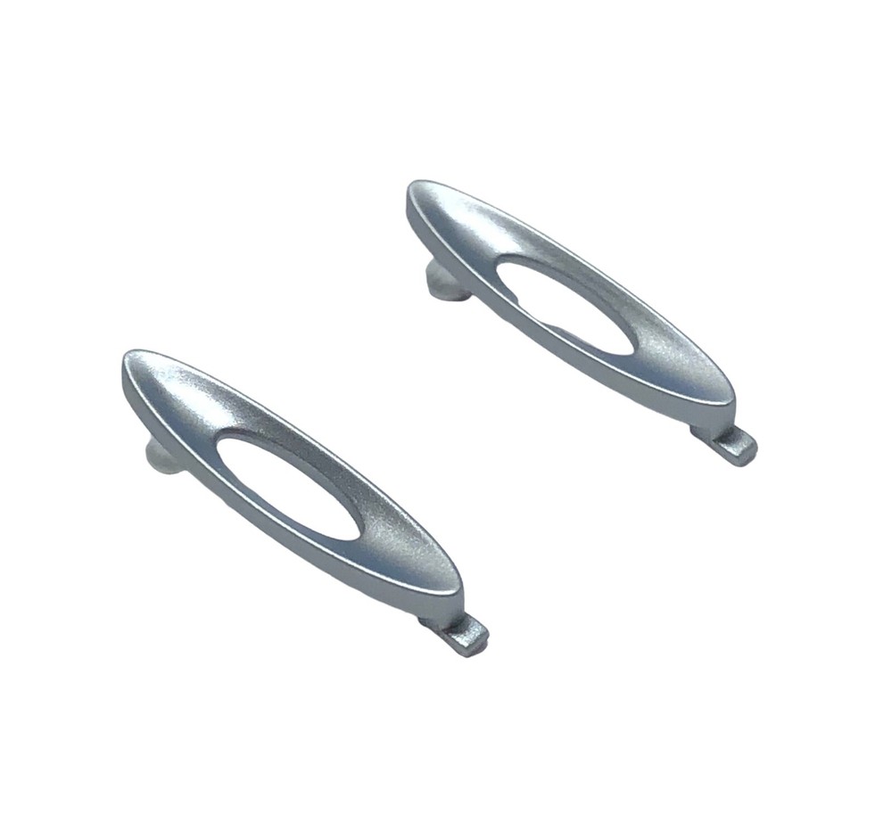 Oakley Split Shot OO9416 Silver Matte Replacement Logo Icon Trim Genuine