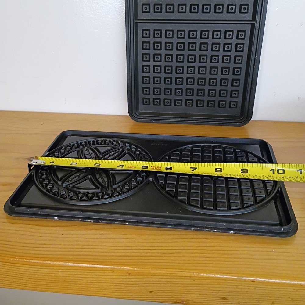 Rival Teflon II 95/2 Pizzelle Cookie Waffle Maker Replacement Teflon Plates