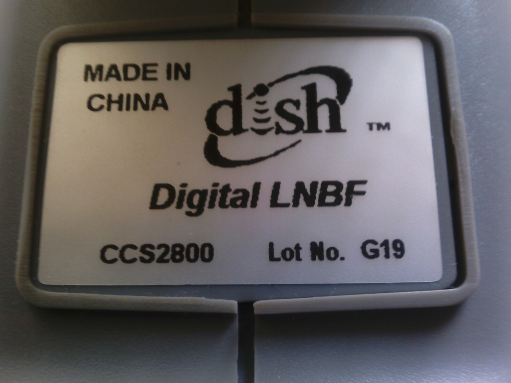 Dish Network Digital LNBF CCS2800 Lot No G19 Untested