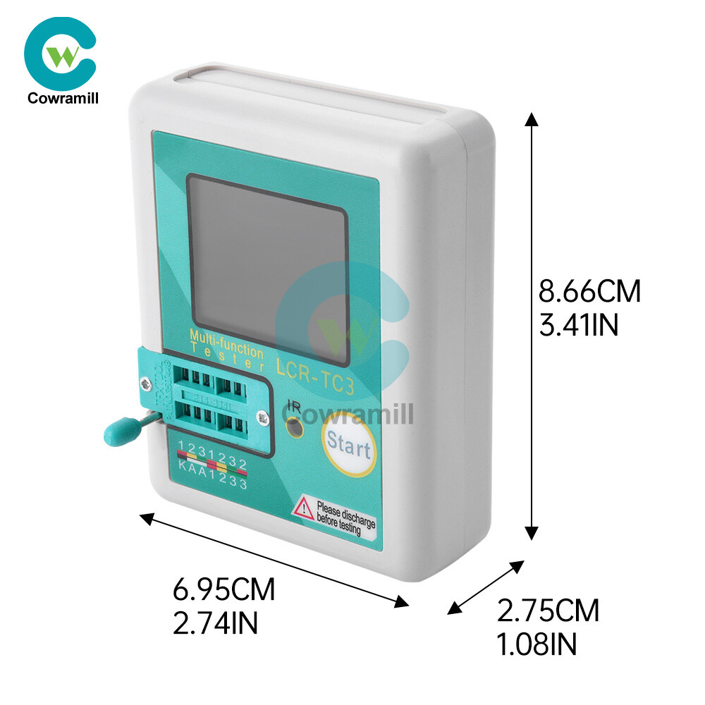 Upgrad LCR-TC2 LCR-TC3 High Precision Transistor Tester Diode Capacitance Meter