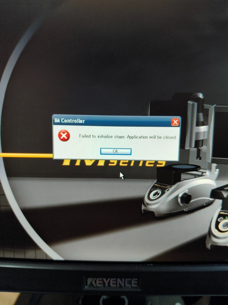 Keyence IM-6140 Image Dimension Measuring System w/ IM-6500 Controller