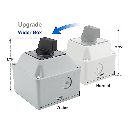 Universal Rotary Changeover Switch Position Phase with Master Box