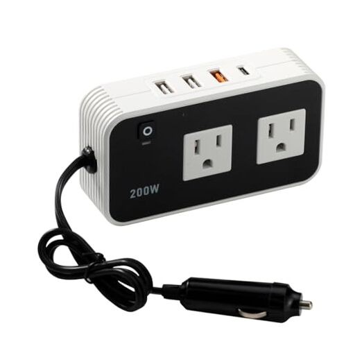 200w Automotive Power Inverter, 5v Dc to 110v Ac Automotive Converter,