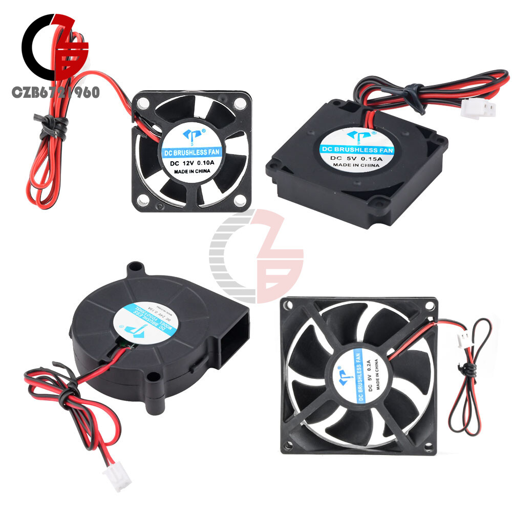 DC 5V-24V Computer 3D Printer Cooler Mini Cooling Fan Portable Mini Cooling Fan