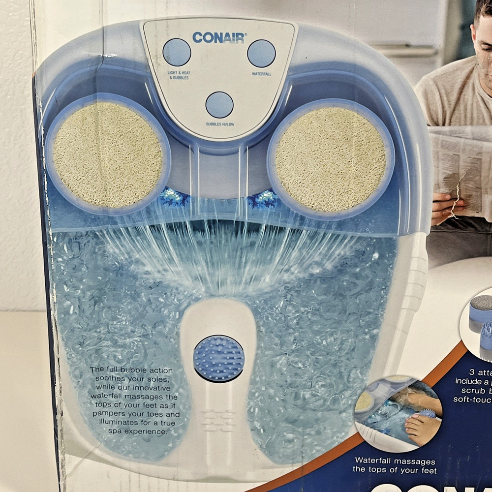 CONAIR Waterfall Foot Spa - Blue